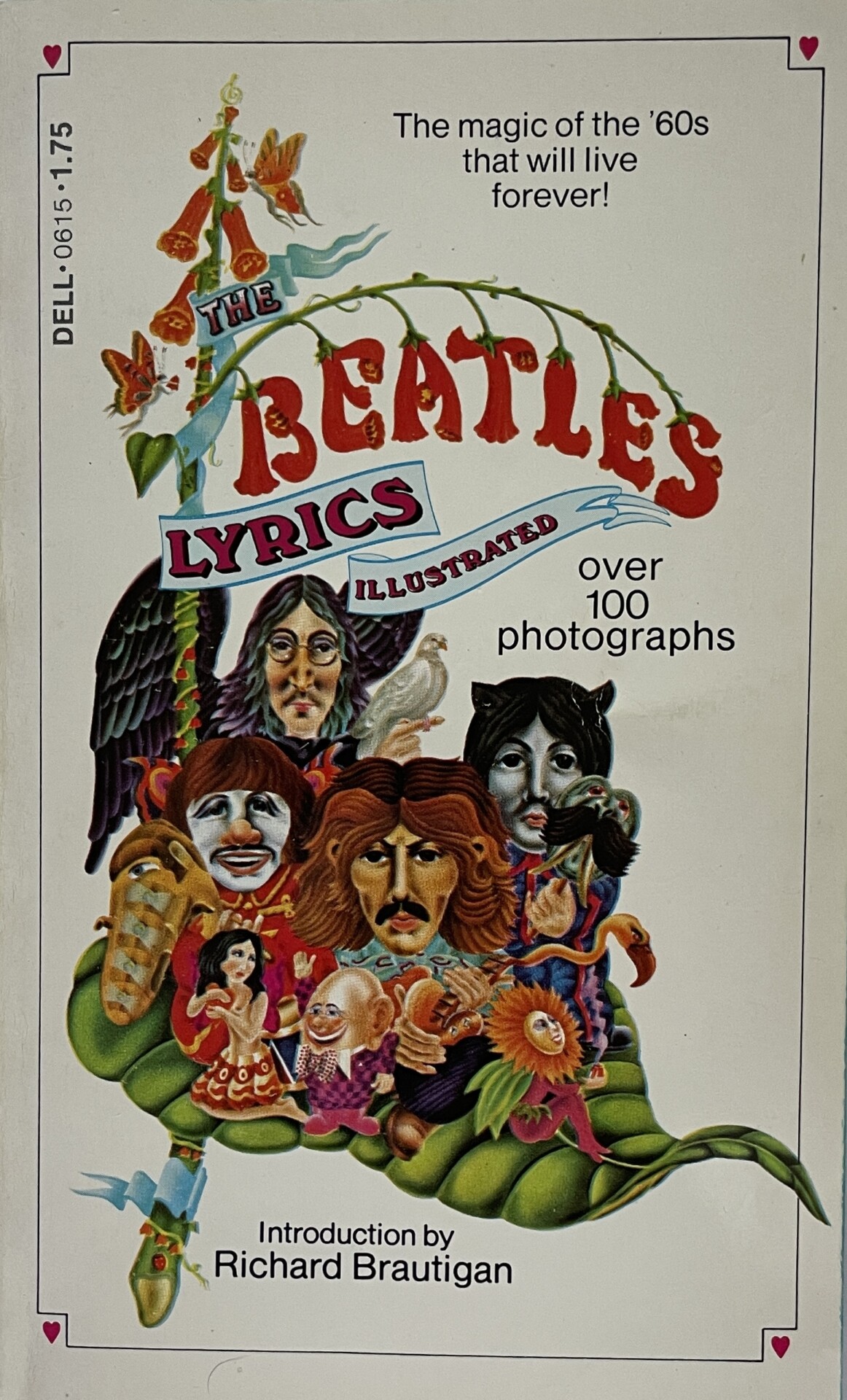 BOOK - The Beatles Lyrics Illustrated (1975)