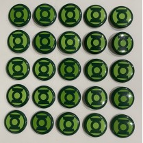 GREEN LANTERN - Button Lot of (25)