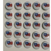 DC COMICS - Round Button Lot of (25)