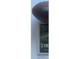GREEN BAY PACKERS - Lombardi The Broadway Play Promo Card & Mini Football Set