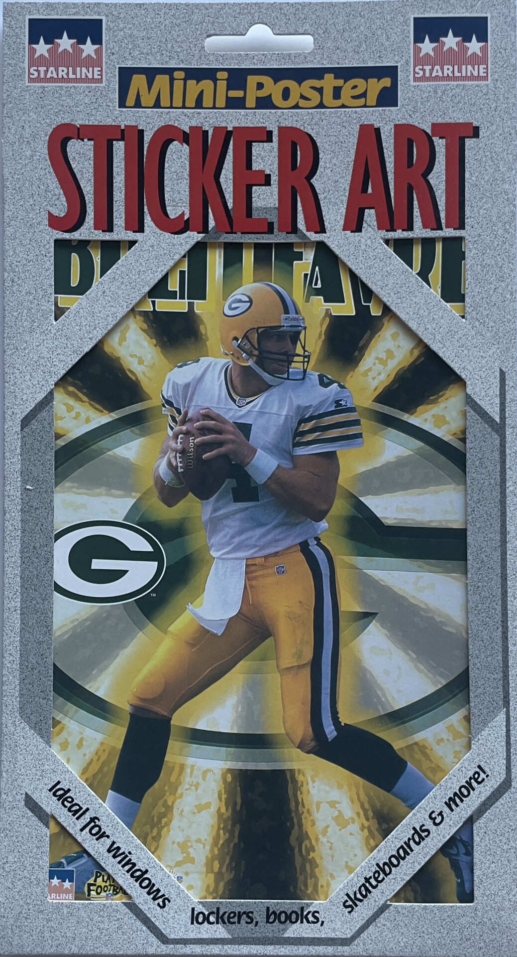 GREEN BAY PACKERS - Brett Farve Mini Poster (In Package. 1998) - Beatle ...