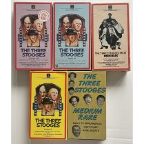 THE THREE STOOGES - VHS Movie Tape Lot
