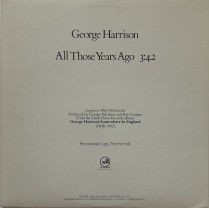 ALL THOSE YEARS AGO - 12" Promo Single w/Promo Cover (1981)