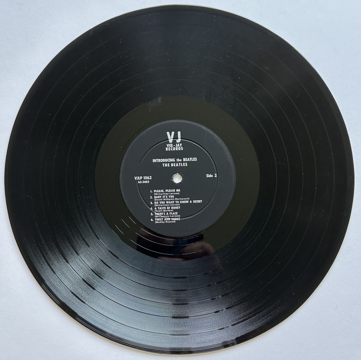 INTRODUCING THE BEATLES – Album (“Ask Me Why”) – Beatle Memories